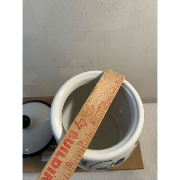 PH Princess House Orchard Medley Fruit canister medium 4” diameter - Picture 7 of 8